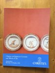  - 4 Auction Catalogues Christie's Amsterdam: Chinese and Japanese Ceramics and Works of Art, 15&16 May 1990 - 15 October 1990 - 19 May 1993 - 4 November 1992
