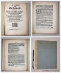 PAMFLET. - Na-soeck ende overlgghinghe (sic) int korte, hoe ende in wat manieren,  ... autheuren, tzedert hondert jaren herwaerts, hebben verstaen, dat d'oprechte Godts-dienst aenghestelt ende ghevordert, ende vande twisten der religie gheoordeelt moet w...