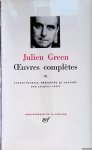 Green, Julien - Oeuvres complètes III