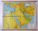 [J.C.] Kloosterman, [B.] Koekkoek, [J.] van Mourik - Schoolkaart / wandkaart van het Midden-Oosten