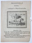 Joos de Bosscher (fl. 1581-1600) - [Antique print, engraving, 1614] Activa et negotiosa vita [Emblemata: Sagittarius], published ca. 1614, 1 p.