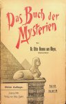 Rhyn, Otto Henne Am - Das Buch der Mysterien. Geschichte der geheimen Lehren, Gebräuche und Gesellschaften aller Zeiten und Völker