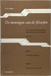 Weber - Meningen van de filosofen  deel III - 1 negen dwarse doorsneden door de westerse filosofie