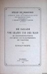 Thietz, Rudolf - Die Ballade vom Grafen und der Magd. Ein Rekonstruktionsversuch und Beitrag zur Charakterisierung der Volkspoesie