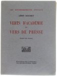 Daudet Léon Sennep (ill.) - Verts d'académie et vers de presse