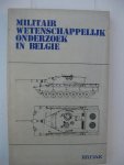  - Militair wetenschappelijk onderzoek in België.