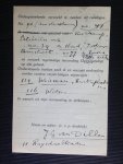  - Oude briefkaart 1928, Internationaal Antiquariaat Hertzberger, nr 5