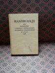  - Handboekje der Koninklijke Verbonden Nederlandsche Watersport Vereenigingen (KVNWV) 1958