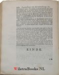 Alphen, Hieronymus Simons van - De Voorseggingen van den Heere Jesus Christus aangaande De Verwoesting van Jerusalem, den Loop zyns Koningryks met de teekeningen der tyden, daar toe betrekkelyk, en de voltooyinge van alles, in de voleindinge der Weereld, nagespoort uyt het X...