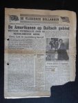 Oorlogskrant - De Vliegende Hollander, De Amerikanen op Duitsch gebied Oorlogskrant - De Vliegende Hollander, De Amerikanen op Duitsch gebied