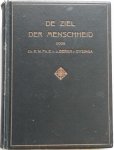 Bergh, Eysinga v.d. H.W.Ph.E. - De ziel der menschheid Vier delen 1e bundel 2e druk 1915, 2e bundel 1e druk 1915,  3e bundel 1e druk 1916, 4e bundel 1e druk 1918