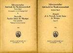 N/A - Schweizerisches Jahrbuch für Musikwissenschaft - Annuaire de la Nouvelle Société Suisse de Musique. Band 1, 3, 4 und 6