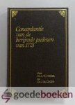 Pieper en Ds. J.M. Coops, Ds. J.W. - Concordantie van de berijmde psalmen van 1773