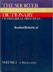 Little, William ea. - The Shorter Oxford English Dictionary, volume 1 and II