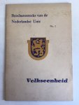 Ruygers, Geert - Brochurenreeks van de Nederlandes Unie No. 1: Volkseenheid