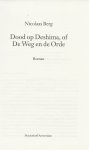 Nicolaas Berg  Foto achterzijde omslag  Chris van Houts - Dood op Deshima, of de Weg en de Orde