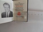 Nixon, Richard Milhous. - The Inaugural Address of Richard Milhous Nixon - President of the United States - Delivered at the Capitol / Washington January 20, 1969. [ Oplage van 1500 exemplaren - 1500 copies only ].