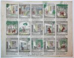  - Centsprent: Rood-kapje kan tot leering zijn, / Aan kind’ren zoo wel groot als klein … no. 3.