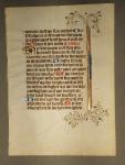  - Manuscript; Blad uit Middeleeuws Getijdenboek Nederlands Bethaniën Arnhem 1460