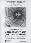 Kamran Malik - Management and Cost Accounting Professional Question Supplem