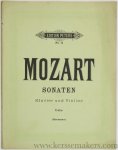 Mozart, W. A. / Friedr. Hermann. - Sonaten für Pianoforte [ Klavier ] und Violine von W. A. Mozart herausgegeben von Friedr. Hermann.