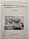 Boomsma, Hans  &  J.B. Mangé - Vergane bootglorie herleefd.  Hoogtepunten uit de Nederlandse scheepvaarthistorie (1920 - 1960). Fotoboek met begeleidende tekst