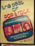 Walter Kane & Son - The best of pop & rock / complete words & music, Arranged for Piano, Vocal & Guitar