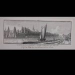 Nederhorst den Berg. - De Ridder Hofstad Nederhorst en het Dorp den Berg, langs de nieuwe Vegt te zien.