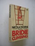 Thorne, Nicola - Bridie climbing