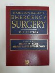 Paterson-Brown, Simon: - Hamilton Bailey's Emergency Surgery