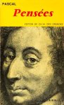 PASCAL, B. - Pensées. Texte de l'édition Brunschvicg. Édition précédée de la vie de Pascal par Mme Périer, sa soeur. Introduction et notes par Ch. Marc des Granges. Édition illustrée.