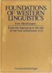 HOVDHAUGEN, E. - Foundations of western linguistics. From the beginning to the end of the first millennium A.D. HOVDHAUGEN, E. - Foundations of western linguistics. From the beginning to the end of the first millennium A.D.