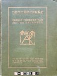  - Proef van Zet- en Drukwerk van de Electrische Drukkerij 'T Kasteel van Aemstel