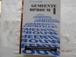 Velde M te Dr - Gemeenteopbouw / 1 / druk 1