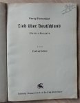 Blumenfaat, Georg - LIED ÜBER DEUTSCHLAND -KLAVIERAUSGABE - 2.Teil  LIEBESLIEDER