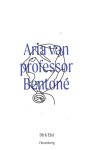 Dirk Elst - Aria van professor Bentoné