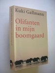 Gallmann, Kuki / Boer, Minne G.de, vert.uit het Italiaans. - Olifanten in mijn boomgaard  (autobiografische verhalen, leven in Italie en Afrika)