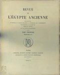  - Revue de l'Égypte ancienne