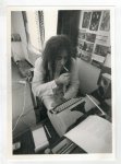 Kuyk, Peter van - Stoond met foto met uitnodiging met handtekening