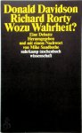 Donald Davidson, Richard Rorty - Wozu Wahrheit ? Eine Debatte