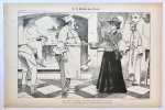 Braakensiek, Johan (1858-1940) - [Original lithograph/lithografie by Johan Braakensiek] In de Keuken des Vredes, 16 Juni 1901, 1 pp.
