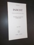 KREUZEN, J., - Inzicht. Literatuur vanaf 1880 in teksten en vragen.