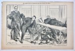 Braakensiek, Johan (1858-1940) - [Original lithograph/lithografie by Johan Braakensiek] De hulde van de Transvaal aan den Grand Old Man, 29 Mei 1898, 1 pp.
