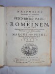 Marcus van Peene - Nasporing van den sin en 't samenhang van den send-brief Pauli aan de Romeinen