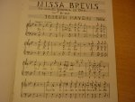 Haydn; Franz Joseph (1732-1809) - Missa Brevis I.H.STI. Johannis De Deo - in B (genannt: kleine Orgelmesse)