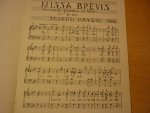 Haydn; Franz Joseph (1732-1809) - Missa Brevis I.H.STI. Johannis De Deo - in B (genannt: kleine Orgelmesse)