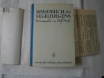 Hirth, Wolf - Handbuch der Segelfliegens