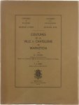 Strubbe I. De Simpel P. - Coutumes de la ville et chatellenie de Warneton