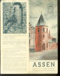 n.n - (TOERISME / TOERISTEN BROCHURE) ASSEN - Uitgave V.V.V. : Assen vooruit