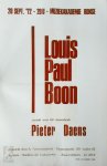 BOON, Louis Paul - Louis Paul Boon spreekt over zijn succesboek Pieter Daens 20 sept. '72 - Muziekakademie Ronse